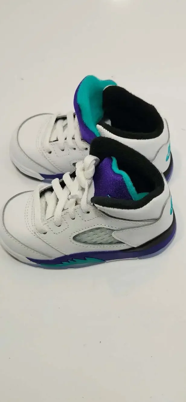 Jordan 5 Retro OG TD 'Grape' Toddler Shoes